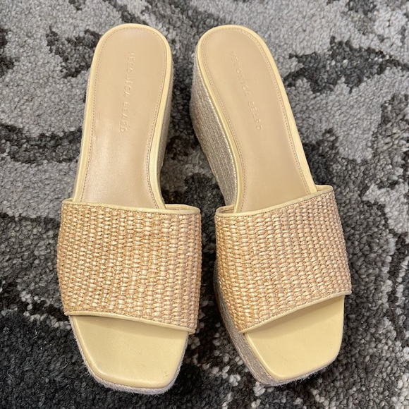 VERONICA BEARD Gable Raffia Platform Espadrille 12 - Picture 2 of 10